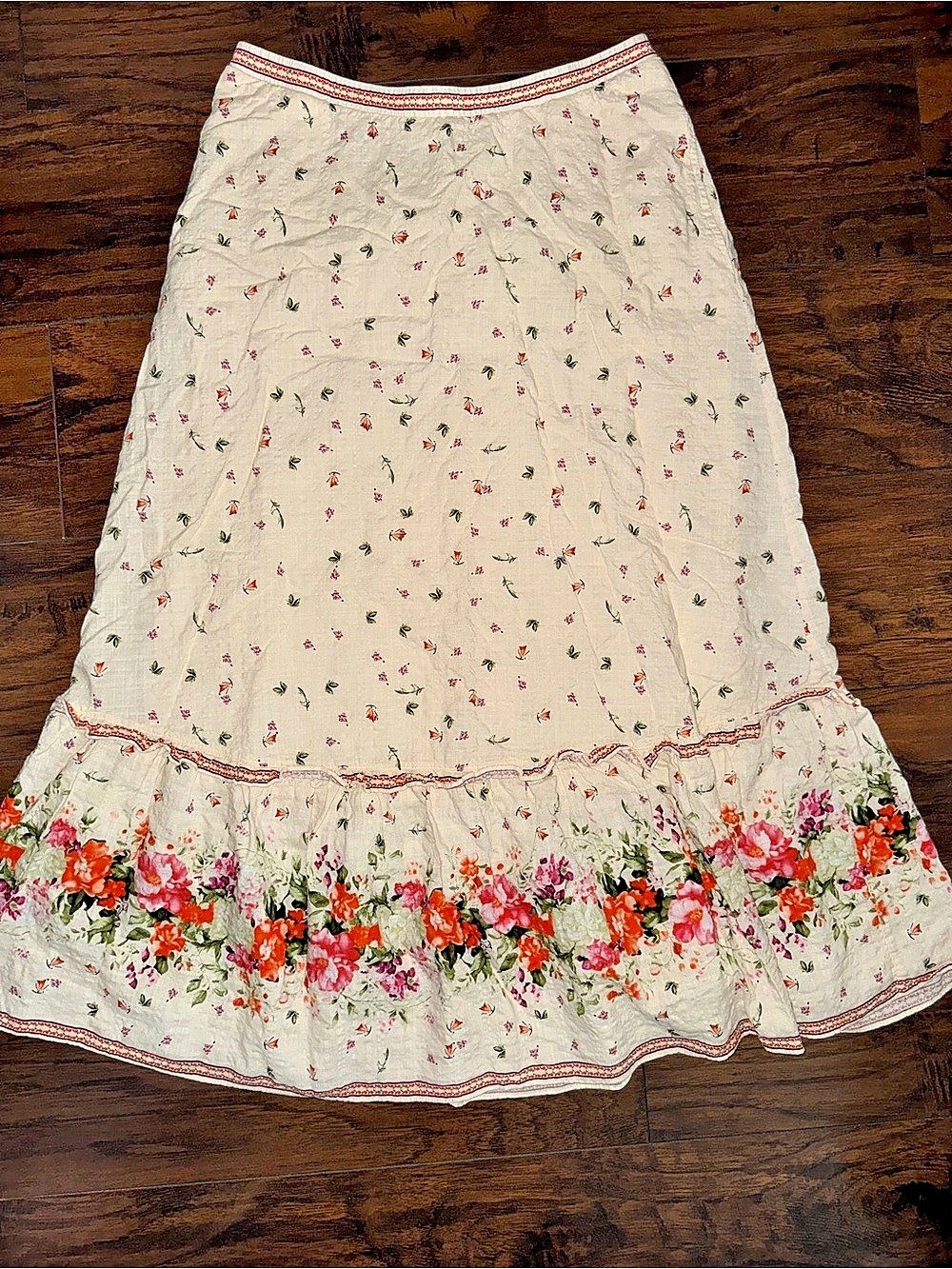 Max Studio Floral Maxi Skirt